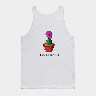 i love cactus #4 Tank Top